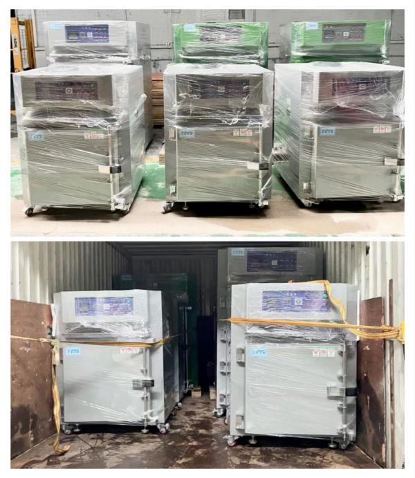 6臺(tái)非標(biāo)定制高溫老化試驗(yàn)箱， ?送貨廣州萬寶家用電器公司。